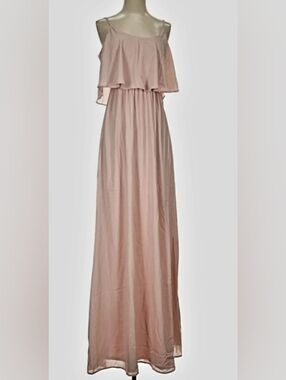 Show Me Your MuMu Dusty Blush Maxi Dress